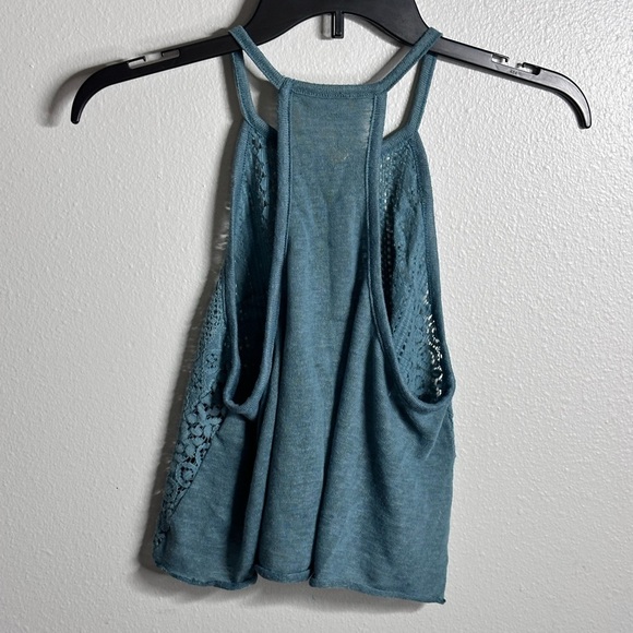 American eagle‎ Women Halter Neck blue Crop top size small - Picture 5 of 7